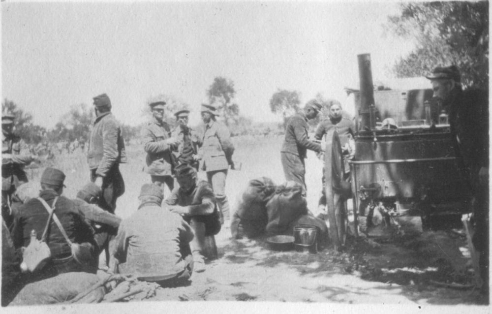 Anzac and French soldiers at Cape Helles.